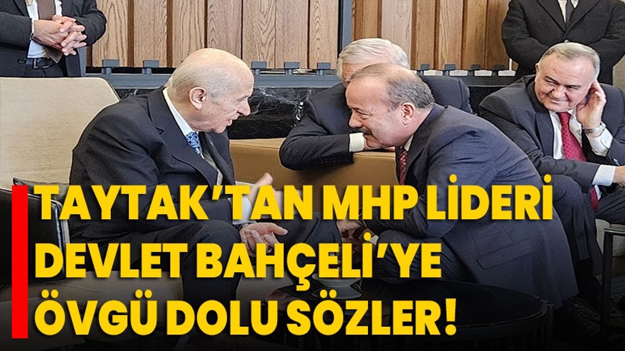 Taytaktan Mhp Lideri Devlet Bah Eliye Vg Dolu S Zler Afyon Haber