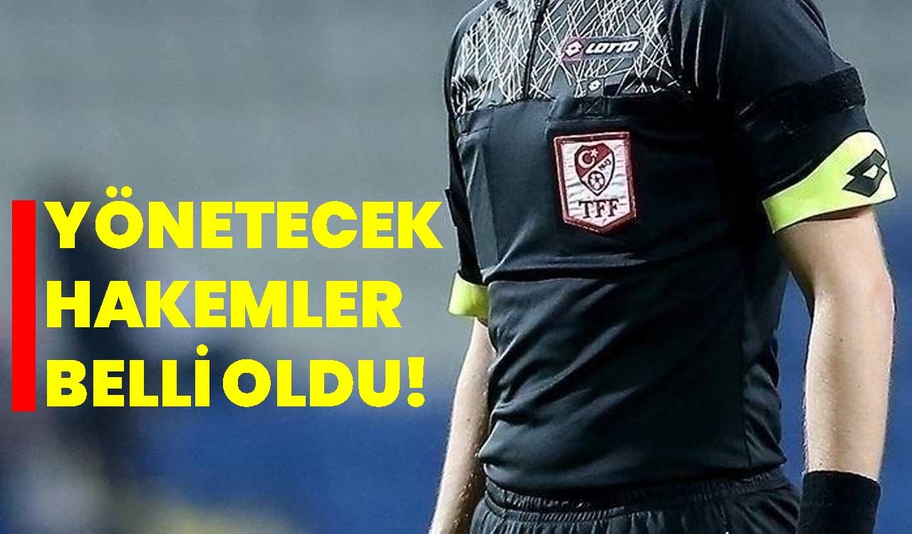 Yönetecek hakemler belli oldu Afyon Haber Odak Gazetesi