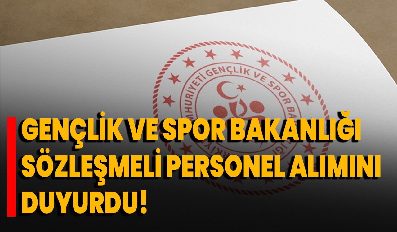 Gen Lik Ve Spor Bakanl S Zle Meli Personel Al M N Duyurdu Afyon