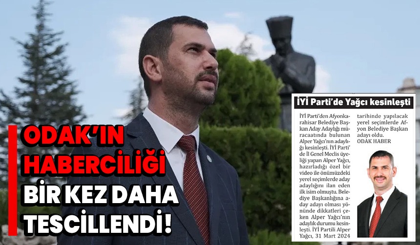 ODAKın haberciliği bir kez daha tescillendi Afyon Haber Odak