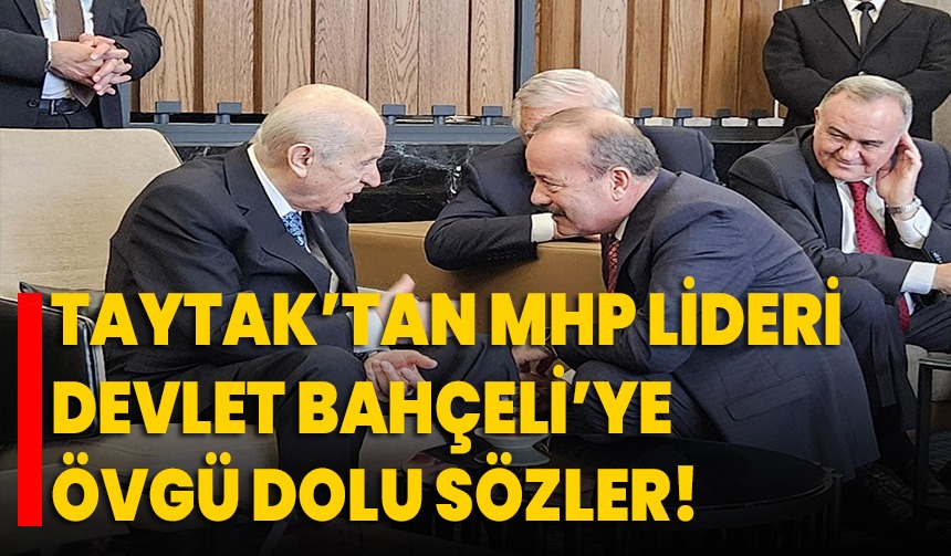 Taytaktan Mhp Lideri Devlet Bah Eliye Vg Dolu S Zler Afyon Haber