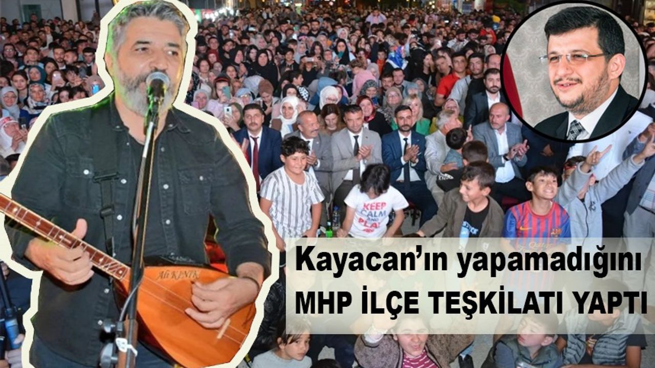 Kayacan’ın yapamadığını MHP ilçe teşkilatı yaptı