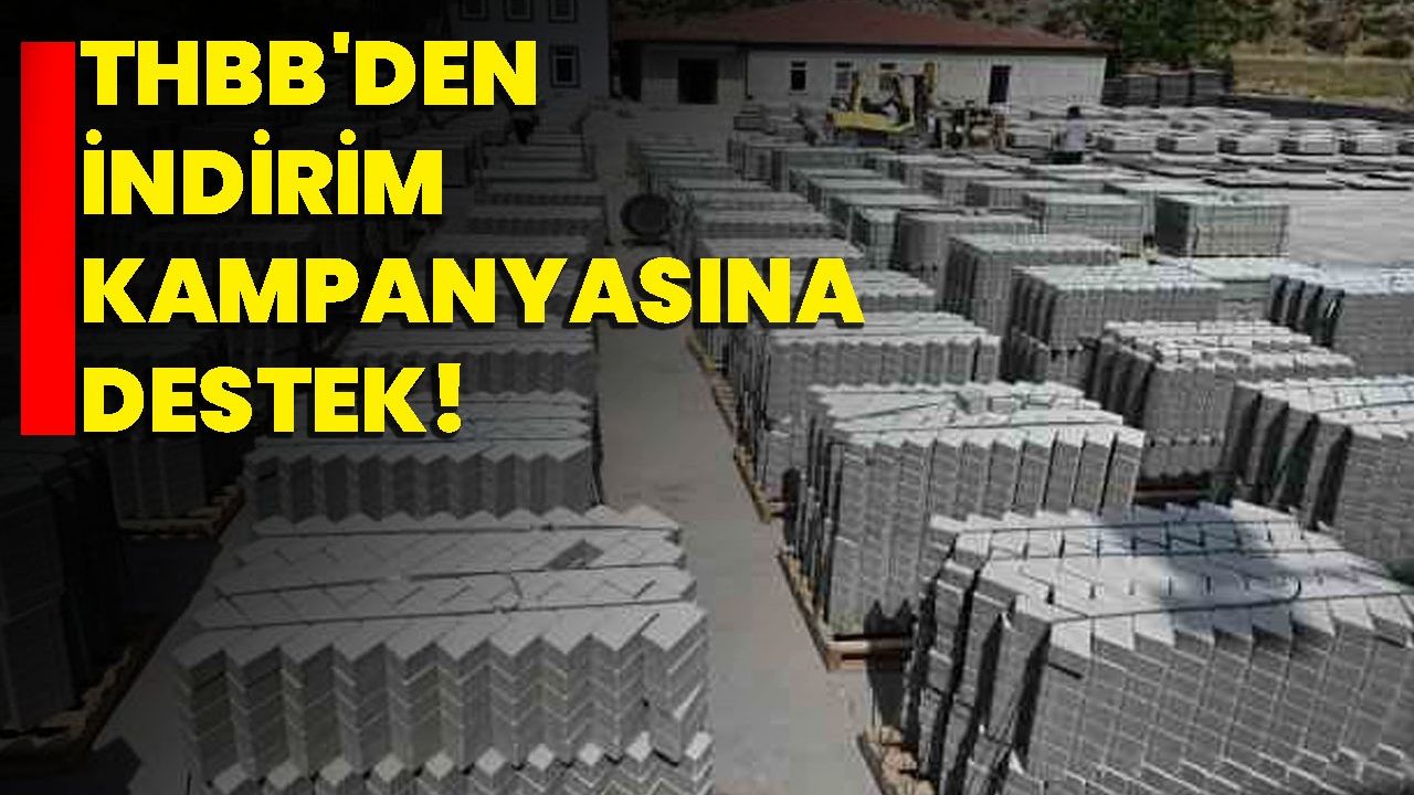Türkiye Hazır Beton Birliğinden indirim kampanyasına destek!