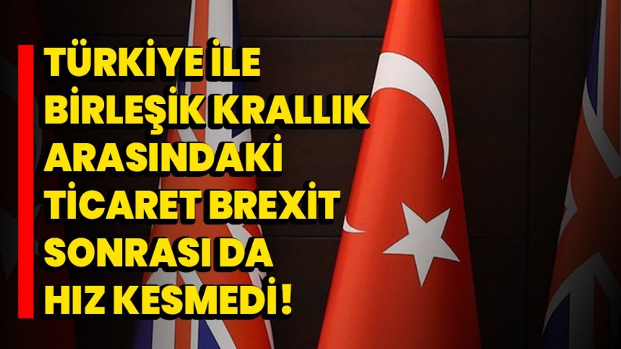 Türkiye ile Birleşik Krallık arasındaki ticaret Brexit sonrası da hız kesmedi