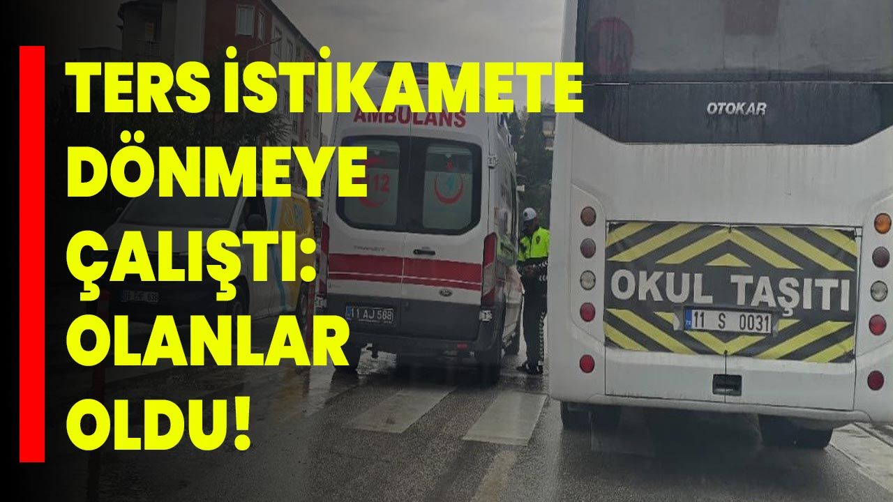 Ters İstikamete Dönmeye Çalıştı: Olanlar Oldu!