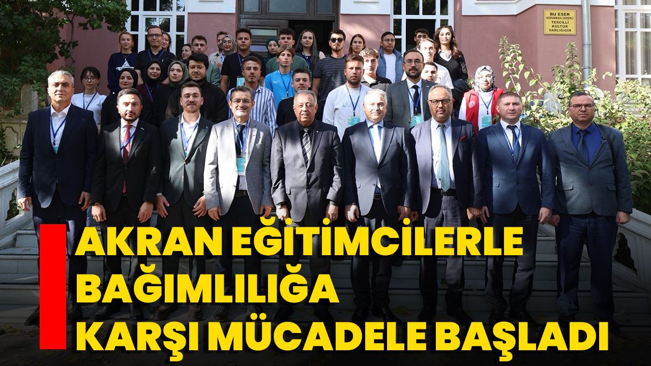 Akran Eğitimcilerle Bağımlılığa Karşı Mücadele Başladı