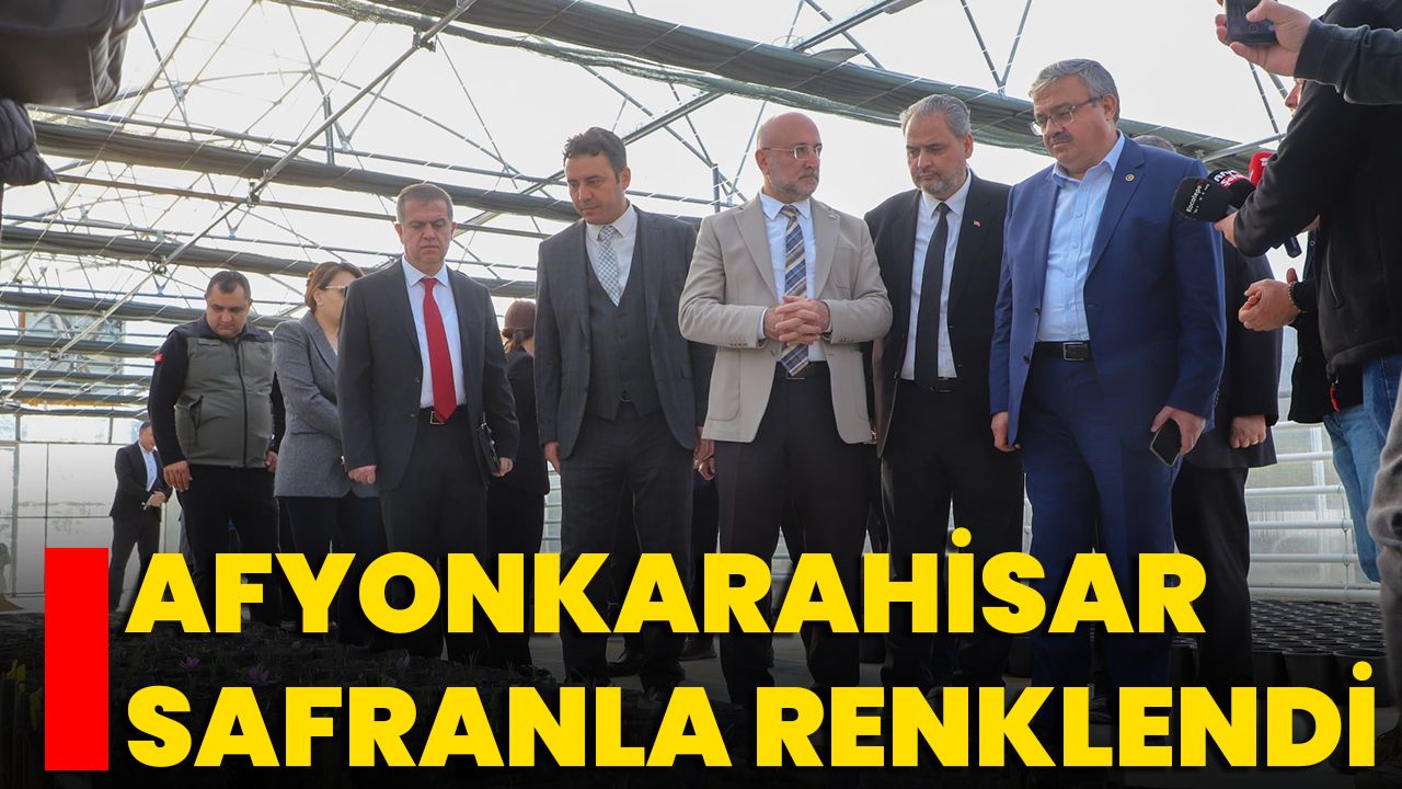 Afyonkarahisar Safranla Renklendi