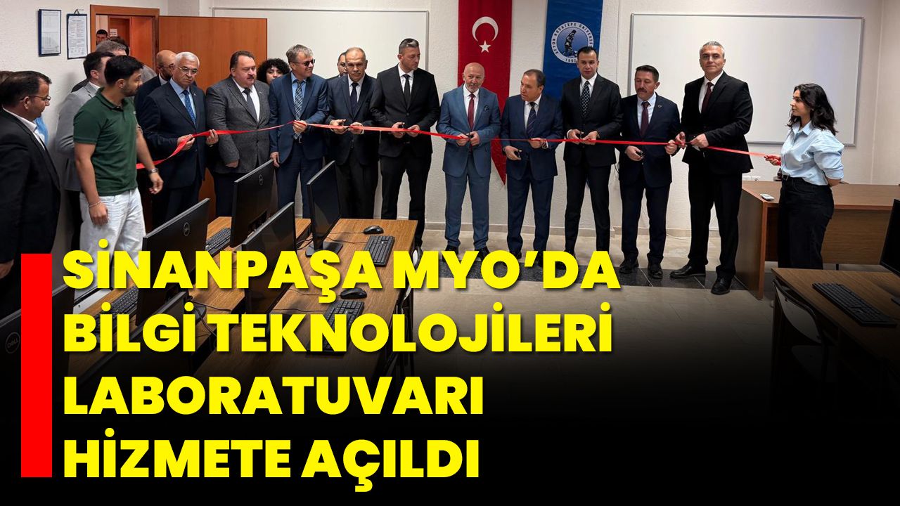 Sinanpaşa MYO’da Bilgi Teknolojileri Laboratuvarı Hizmete Açıldı