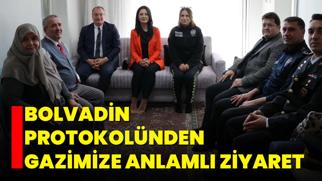 Bolvadin Protokolünden Gazimize Anlamlı Ziyaret