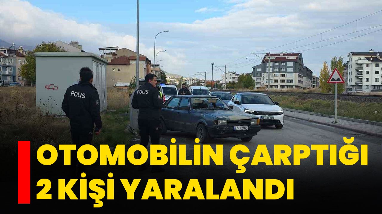 Otomobilin Çarptığı 2 Kişi Yaralandı