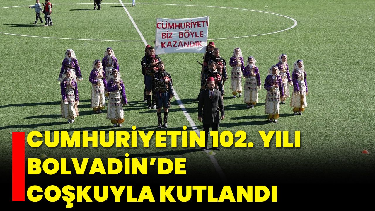 Cumhuriyetin 102. Yılı Bolvadin’de Coşkuyla Kutlandı