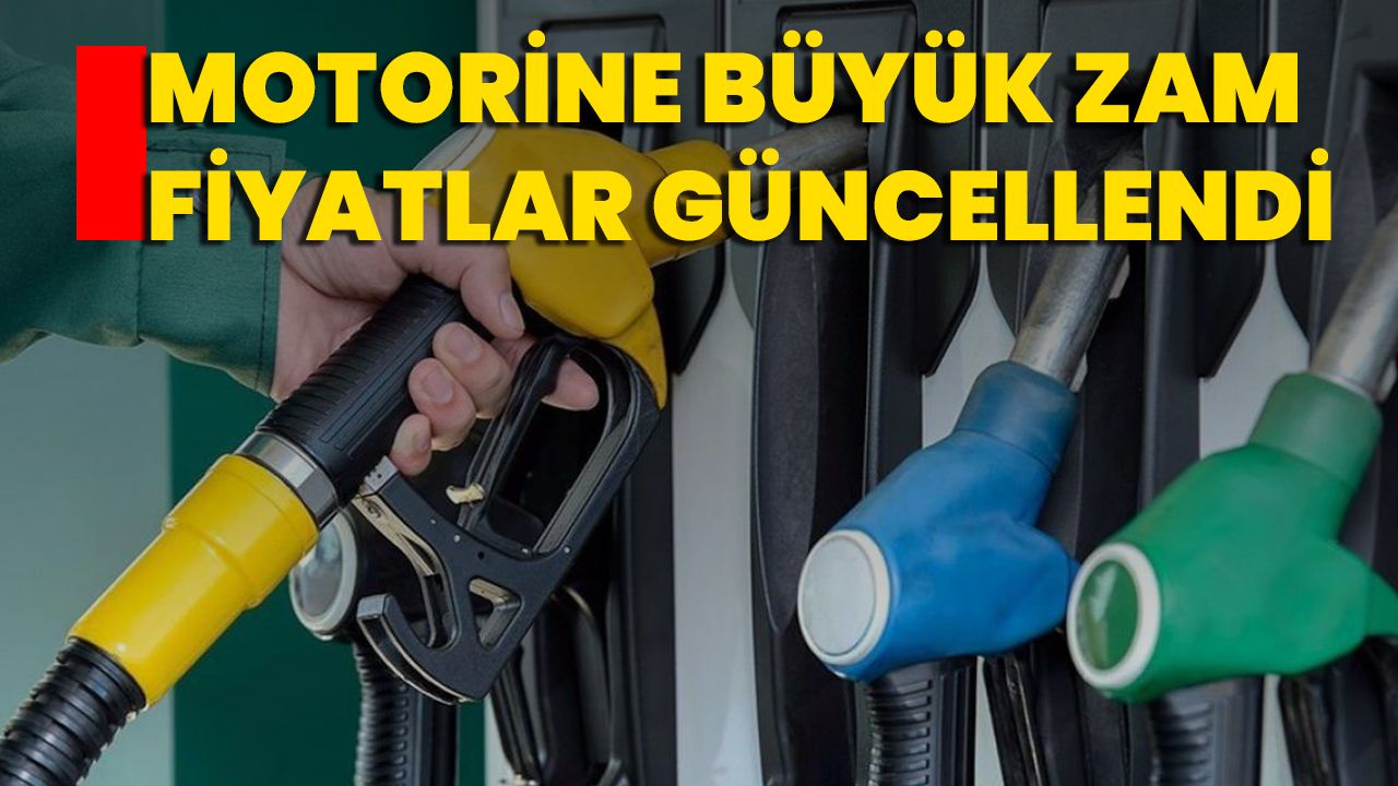 Motorine Büyük Zam: Fiyatlar Güncellendi
