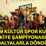Ritim Kültür Spor Kulübü, Türkiye Şampiyonası'ndan madalyalarla döndü