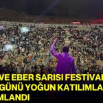 Vişne ve Eber Sarısı Festivali'nin ikinci günü yoğun katılımla tamamlandı