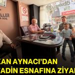 Başkan Aynacı’dan Bolvadin esnafına ziyaret