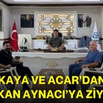 Çankaya ve Acar’dan Başkan Aynacı’ya ziyaret