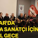Dinar’da usta sanatçı için özel gece