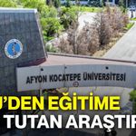 AKÜ’den eğitime ışık tutan araştırma!