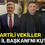 AK Partili Vekiller yeni İl Başkanı'nı kutladı