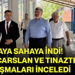Özkaya sahaya indi! Kılıçarslan ve Tınaztepe’de çalışmaları inceledi