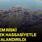Deprem riski yüksek hassasiyetle haritalandırıldı