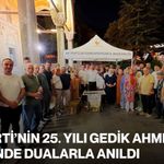 AK Parti’nin 25. Yılı Gedik Ahmet Paşa Camii’nde dualarla anıldı