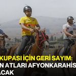 Zafer kupası için geri sayım: Rahvan Atları Afyonkarahisar’da yarışacak
