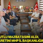Enes Mutlu mazbatasını aldı, ilk ziyaretini MHP İl Başkanlığına yaptı