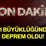 4,1 büyüklüğünde deprem oldu!