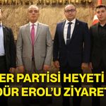 Zafer Partisi heyeti Müdür Erol’u ziyaret etti