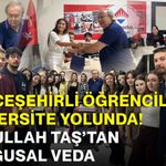 Bahçeşehirli öğrenciler üniversite yolunda! Abdullah Taş’tan duygusal veda