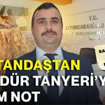 Vatandaştan Müdür Tanyeri’ye tam not