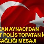 Başkan Aynacı’dan şehit polis topatan için başsağlığı mesajı
