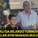 Sandıklı’da bilardo turnuvasında kuşaklar aynı masada buluştu