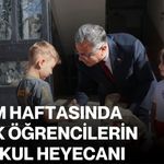 Uyum Haftasında minik öğrencilerin ilk okul heyecanı
