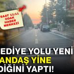 Belediye yolu yeniledi, vatandaş yine bildiğini yaptı!
