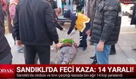 Sandıklı'da feci kaza: 14 yaralı!