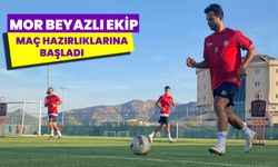 Mor beyazlı ekip maç hazırlıklarına başladı  