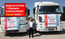 Başkan Zeybek, “Türkmen kardeşlerimiz yalnız değil!”