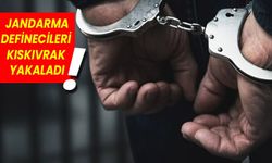 Dedektör ile  define ararken kıskıvrak yakalandı