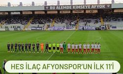 HES İLAÇ AFYONSPOR’UN İLK 11’İ