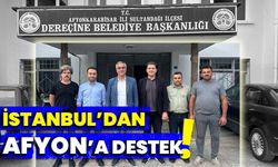 İSTANBUL’DAN AFYON’A DESTEK