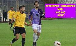 Afyonspor - Esenlerspor maçı kaç kaç bitti?