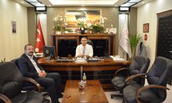 İl Tarım ve Orman Müdürü Parlak, Kayıhan Belediye Başkanı Şahin’i misafir etti!