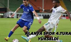 Alanyaspor 4. tura yükseldi