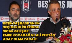 "Beşiktaş Başkanlık Seçimi Kulislerinde Sıcak Gelişme: Emre Kocadağ ve Ali Pektaş Aday Olmayacak!"