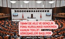 TBMM'DE AİLE VE GENÇLİK FONU KURULMASI HAKKINDA KANUN TEKLİFİ GÖRÜŞMELERİ BAŞLIYOR