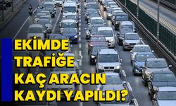 Ekimde trafiğe kaç aracın kaydı yapıldı?