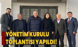 Yönetim Kurulu Toplantısı Yapıldı!