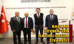 Başkan Zeybek’ten Hayırlı Olsun Ziyareti